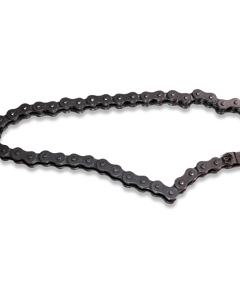 Roller chain galv 05B-1 DIN 8187 GL40 w/half chain link+lock